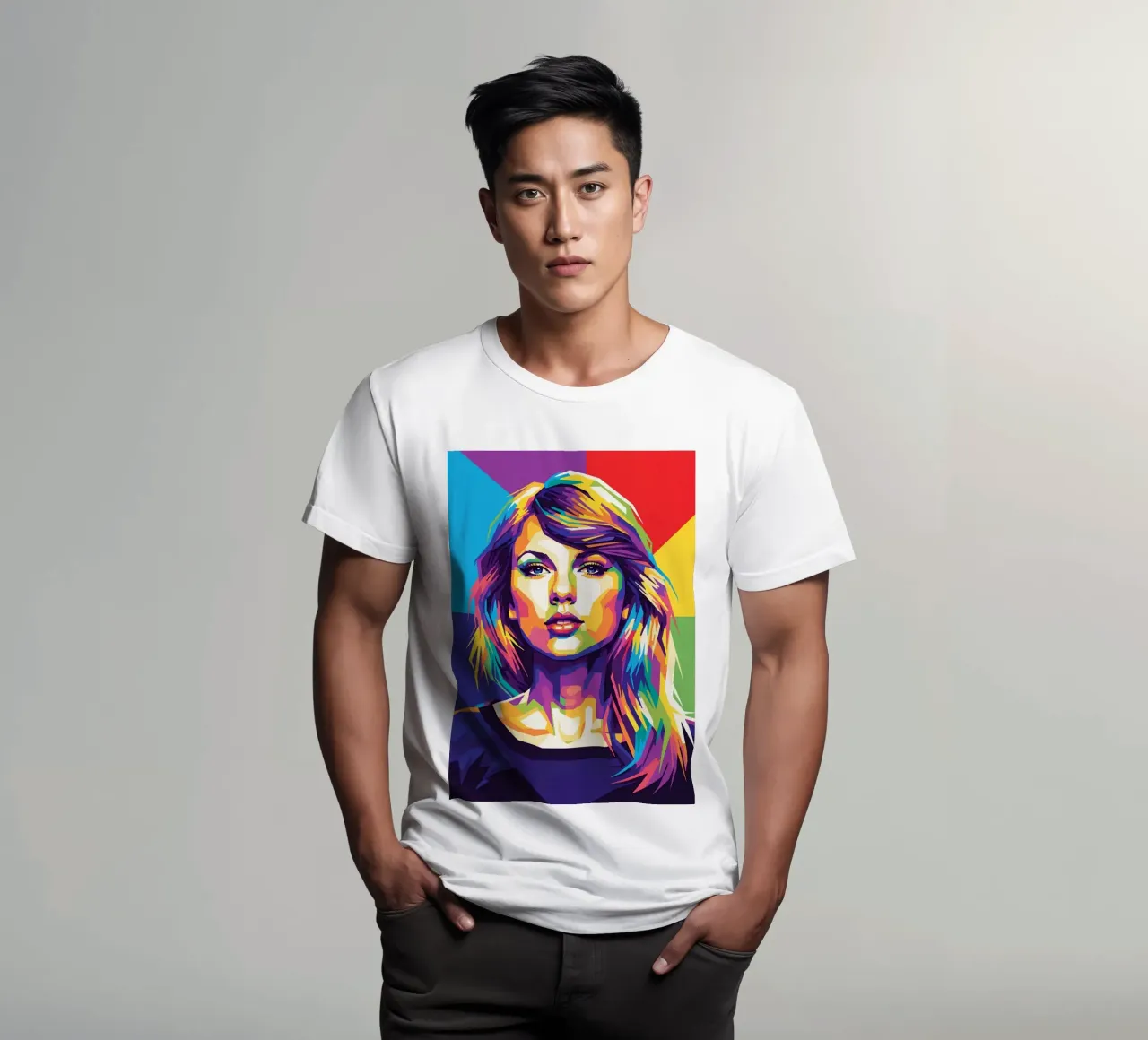 Taylor Swift - WPAP art style (2) t-shirt da Hantamrata
