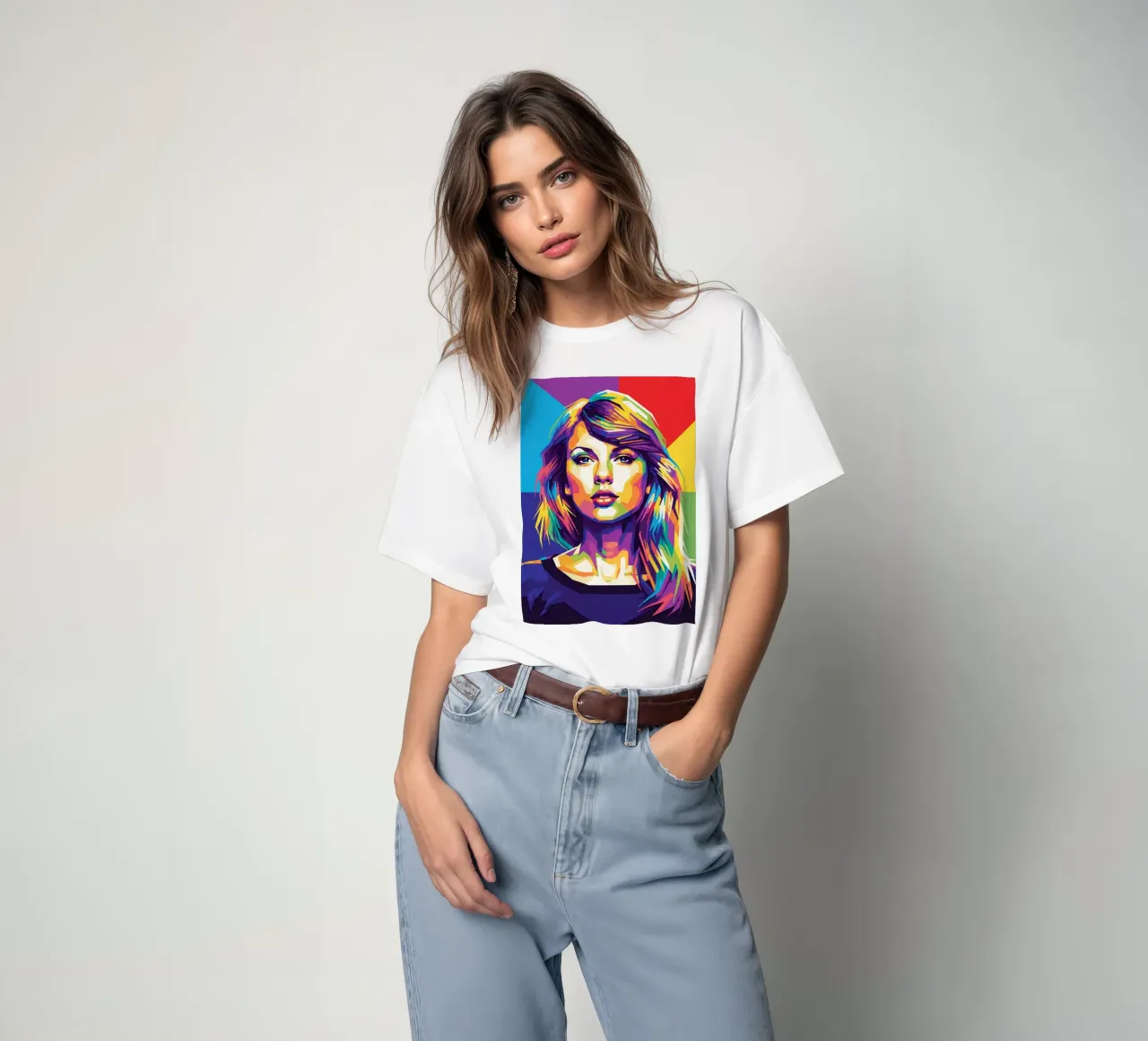 Taylor Swift - WPAP art style (2) t-shirt da Hantamrata