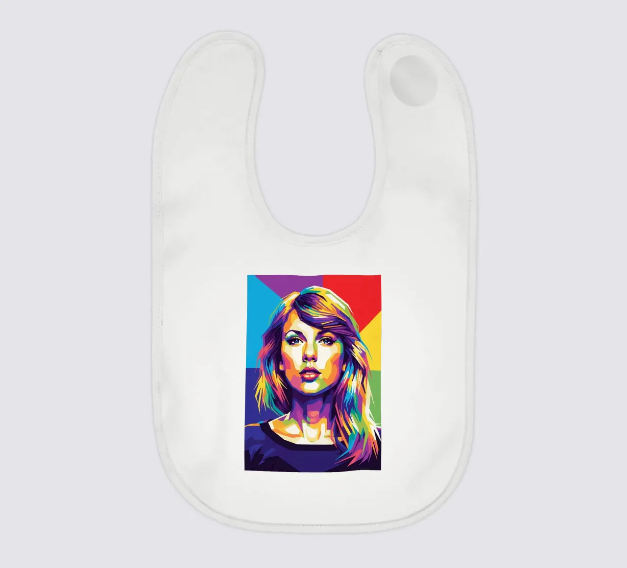 Taylor Swift - WPAP art style (2) bavaglino da Hantamrata