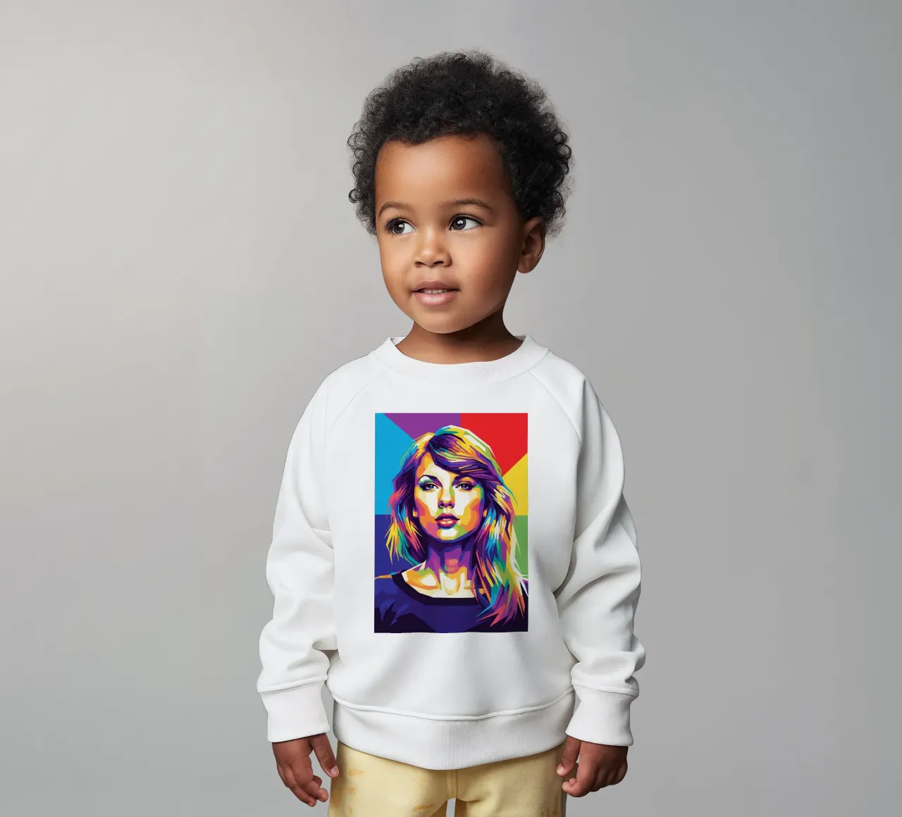 Taylor Swift - WPAP art style (2) baby sweatshirt by Hantamrata