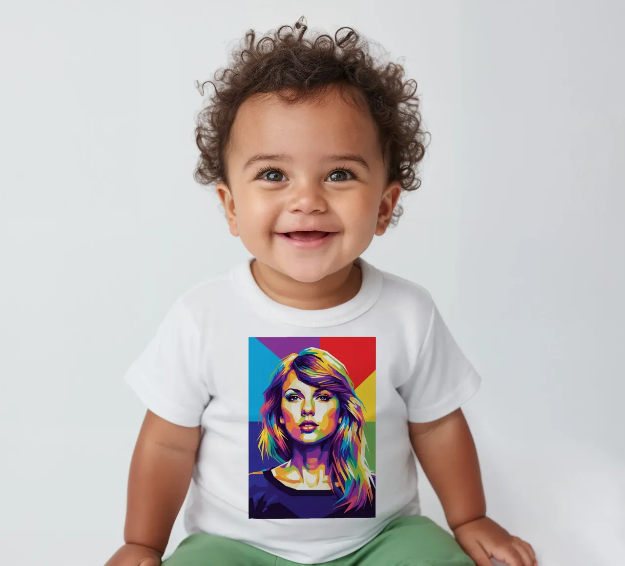 Taylor Swift - WPAP art style (2) maglietta neonato da Hantamrata