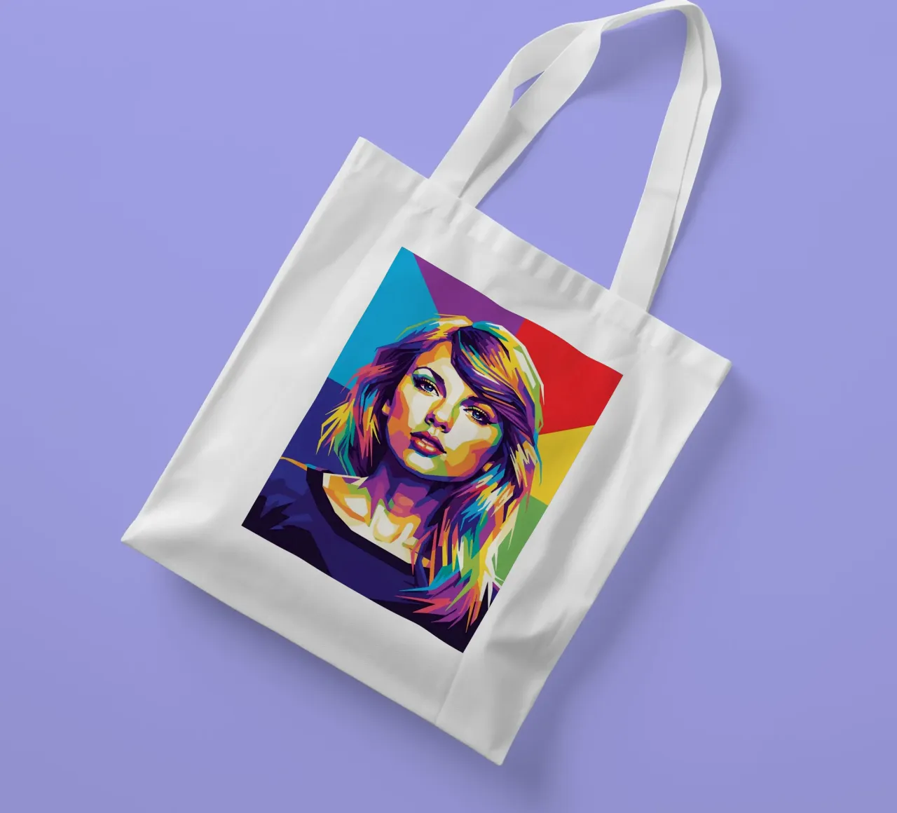 Taylor Swift - WPAP art style (2) borsa in juta da Hantamrata