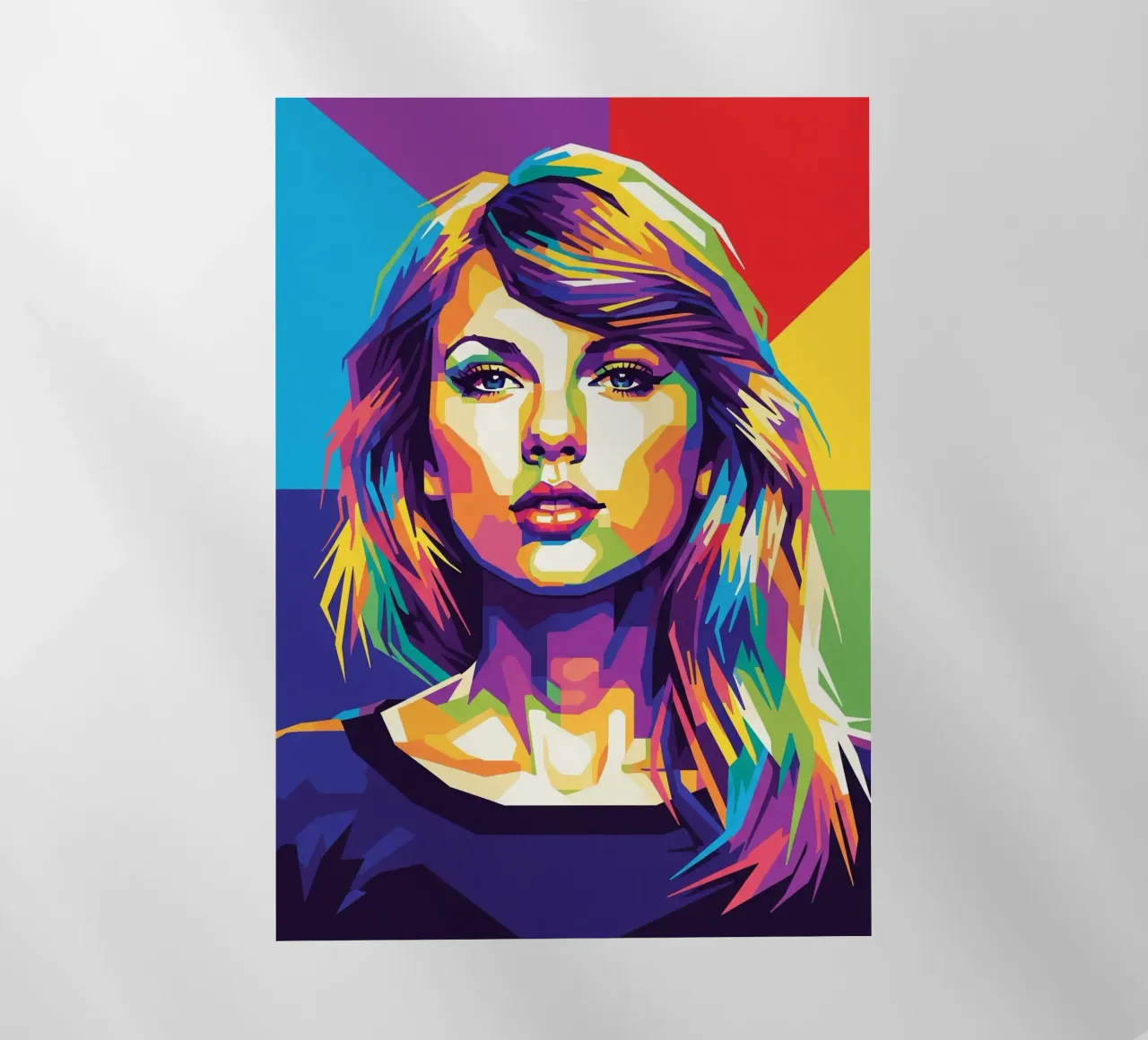 Taylor Swift - WPAP art style (2) pellicola backlit da Hantamrata