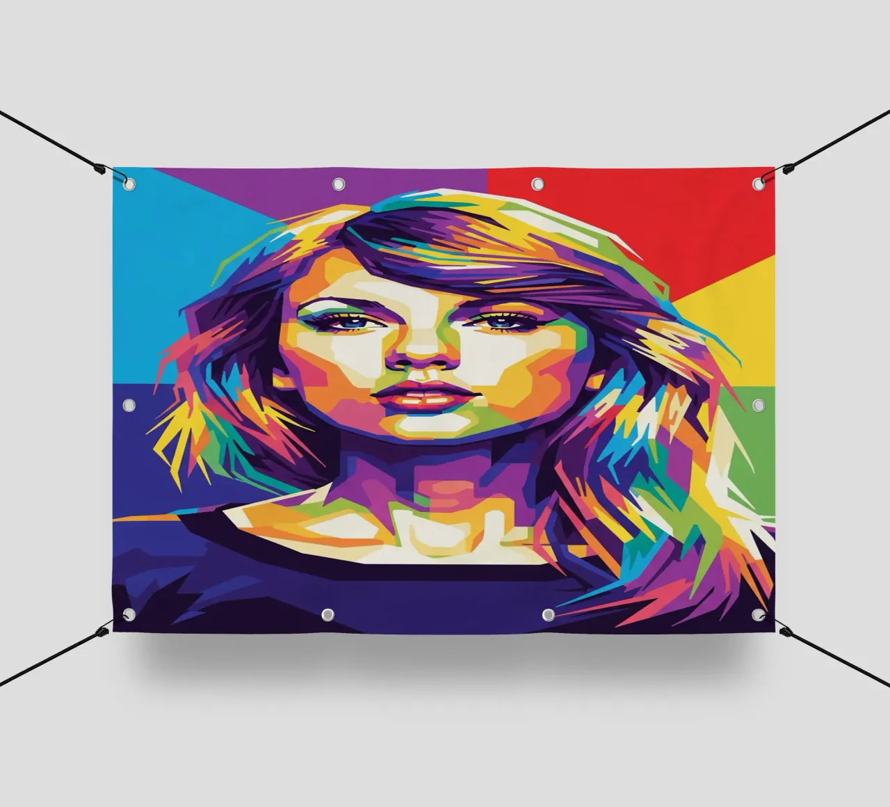 Taylor Swift - WPAP art style (2) telo in pvc da Hantamrata
