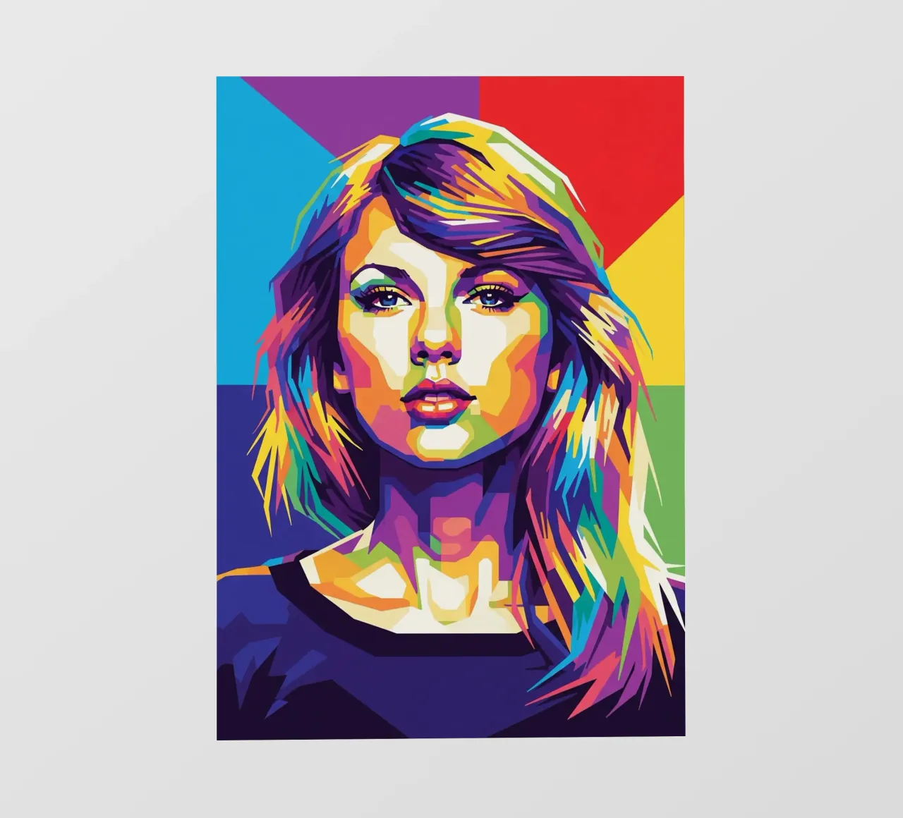 Taylor Swift - WPAP art style (2) telo in pvc da Hantamrata