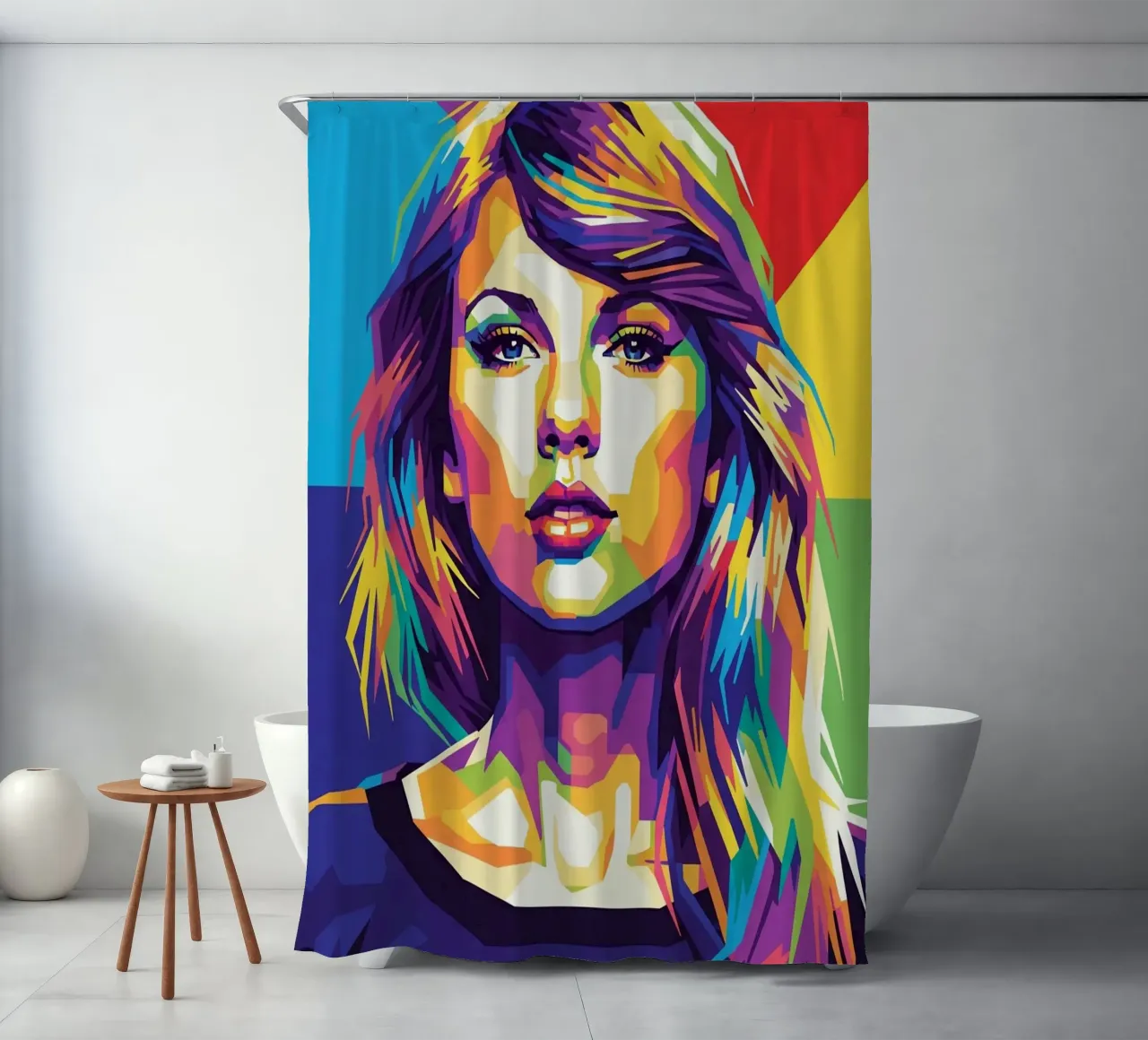 Taylor Swift - WPAP art style (2) tenda da doccia da Hantamrata