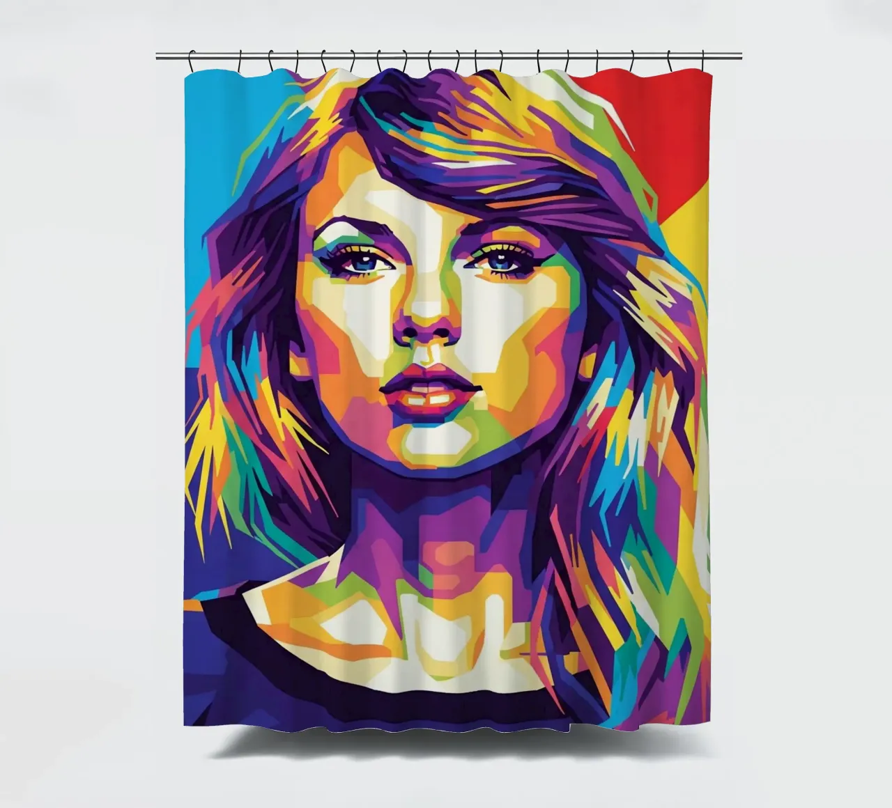 Taylor Swift - WPAP art style (2) tenda da doccia da Hantamrata