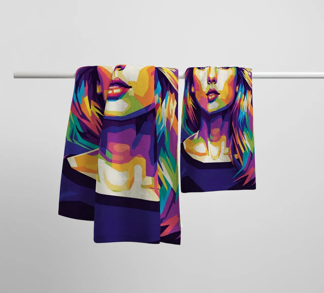 Taylor Swift - WPAP art style (2) asciugamano da bagno da Hantamrata