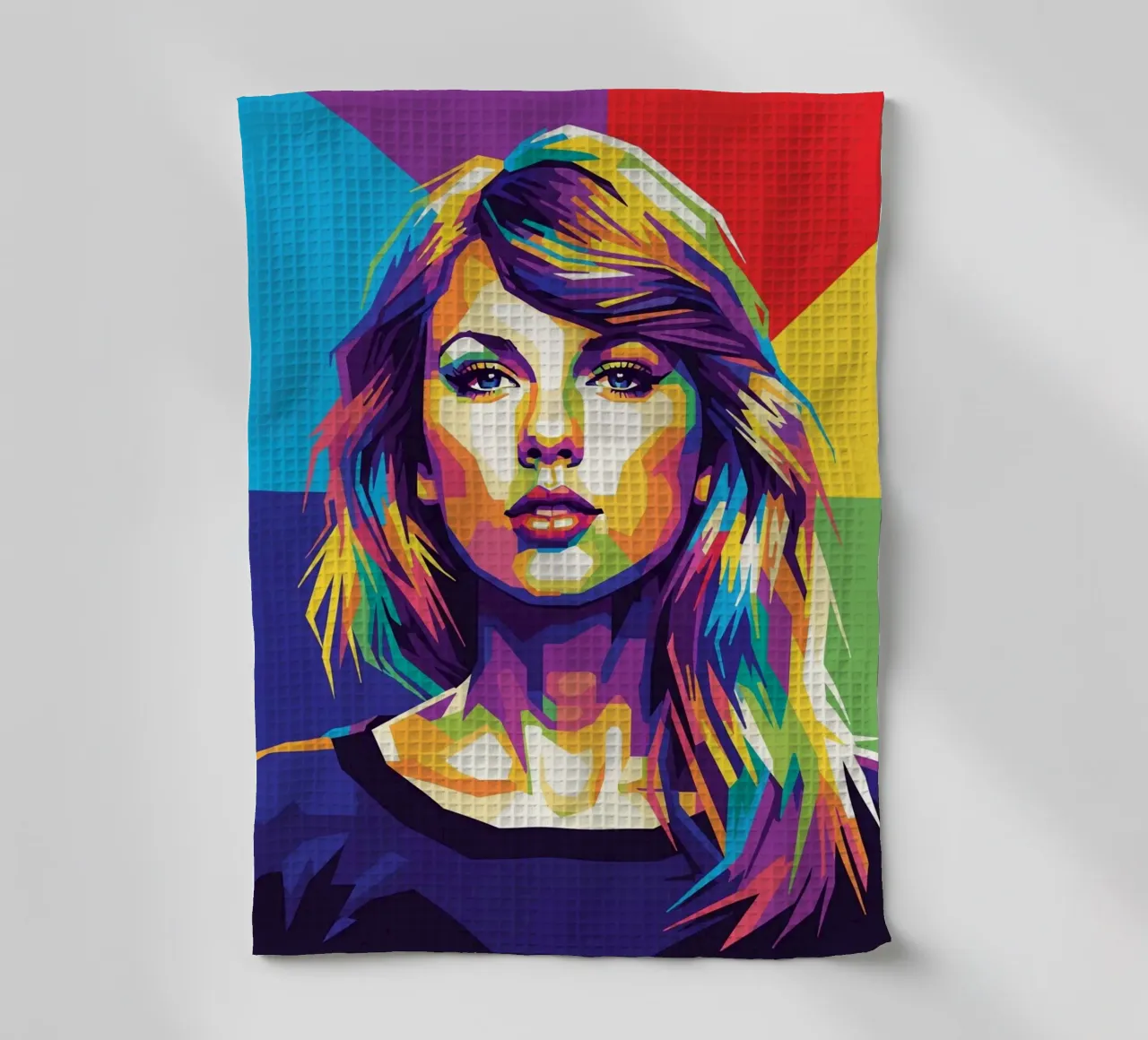 Taylor Swift - WPAP art style (2) torchon de Hantamrata