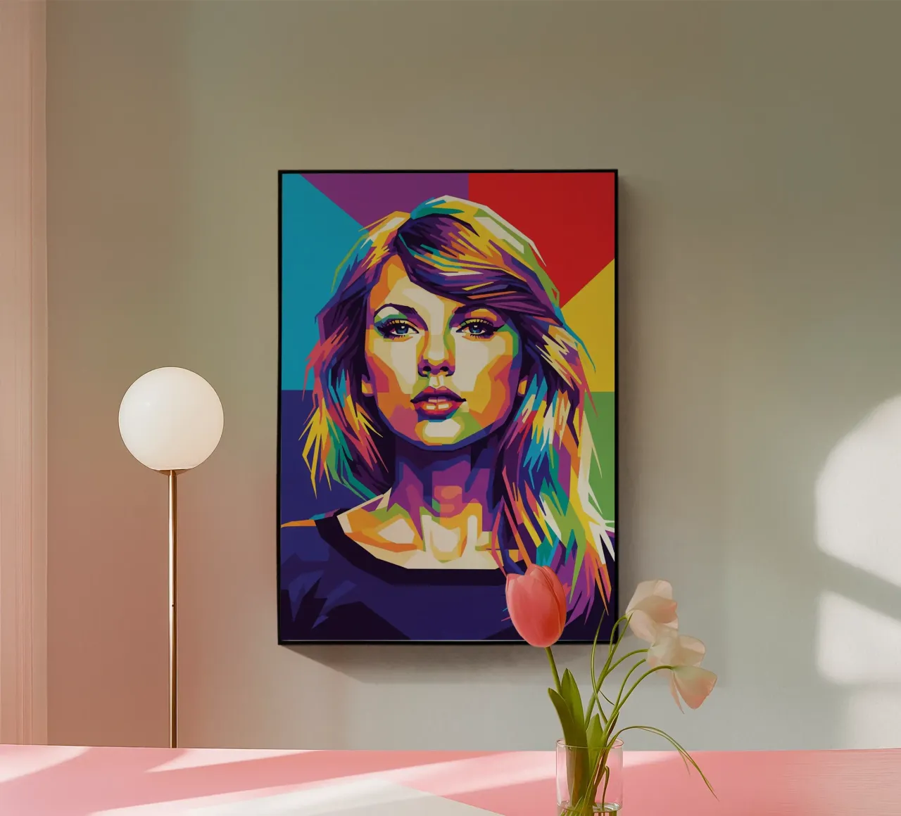 Taylor Swift - WPAP art style (2) plexiglass da Hantamrata