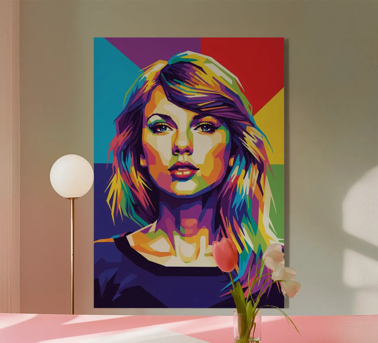 Taylor Swift - WPAP art style (2) plexiglass da Hantamrata