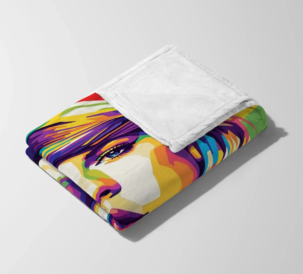 Taylor Swift - WPAP art style (2) Fleecedecke von Hantamrata