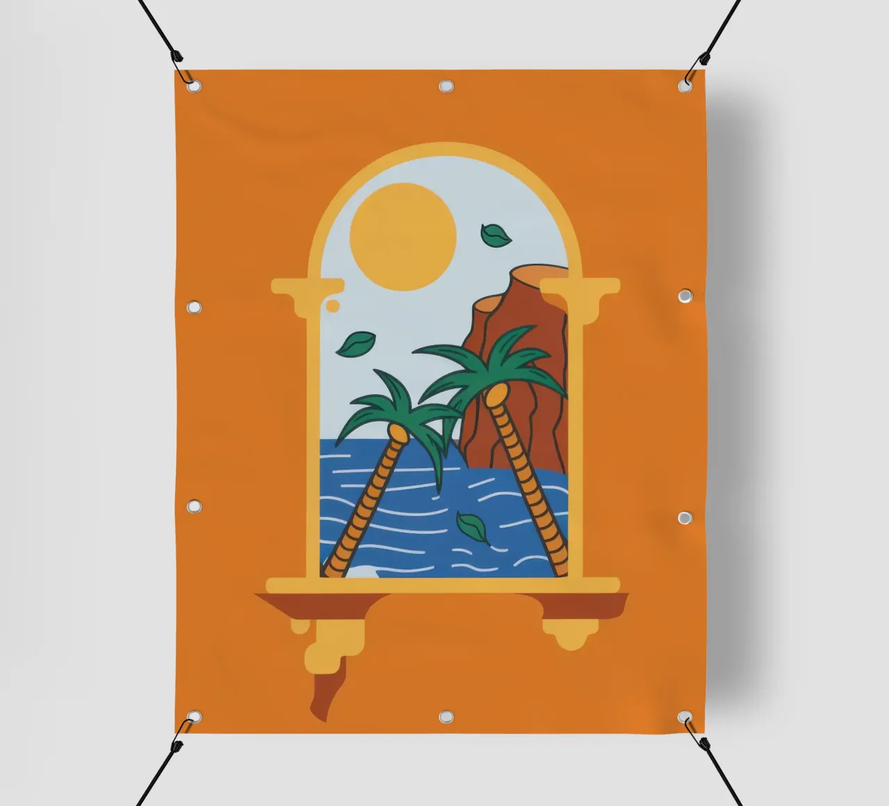 Terracotta Window Escape telo in pvc da Solar Paint