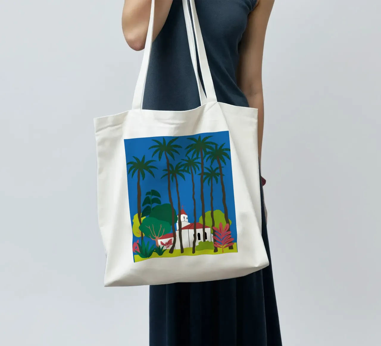 Tropical Villa Dream tote bag by Bring Haven