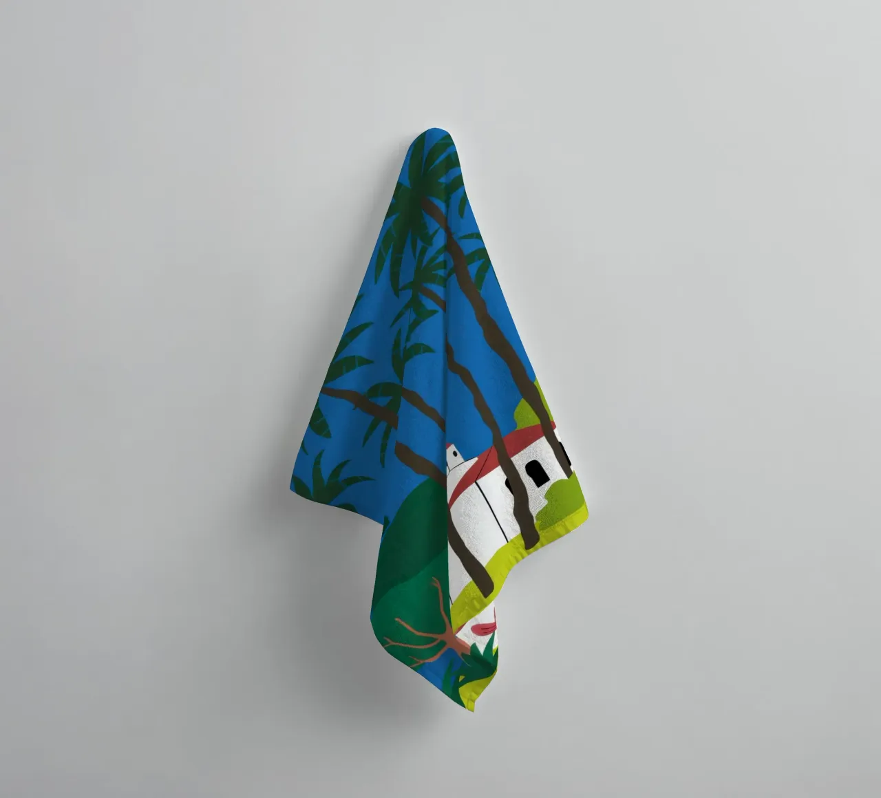 Tropical Villa Dream towel by Bring Haven