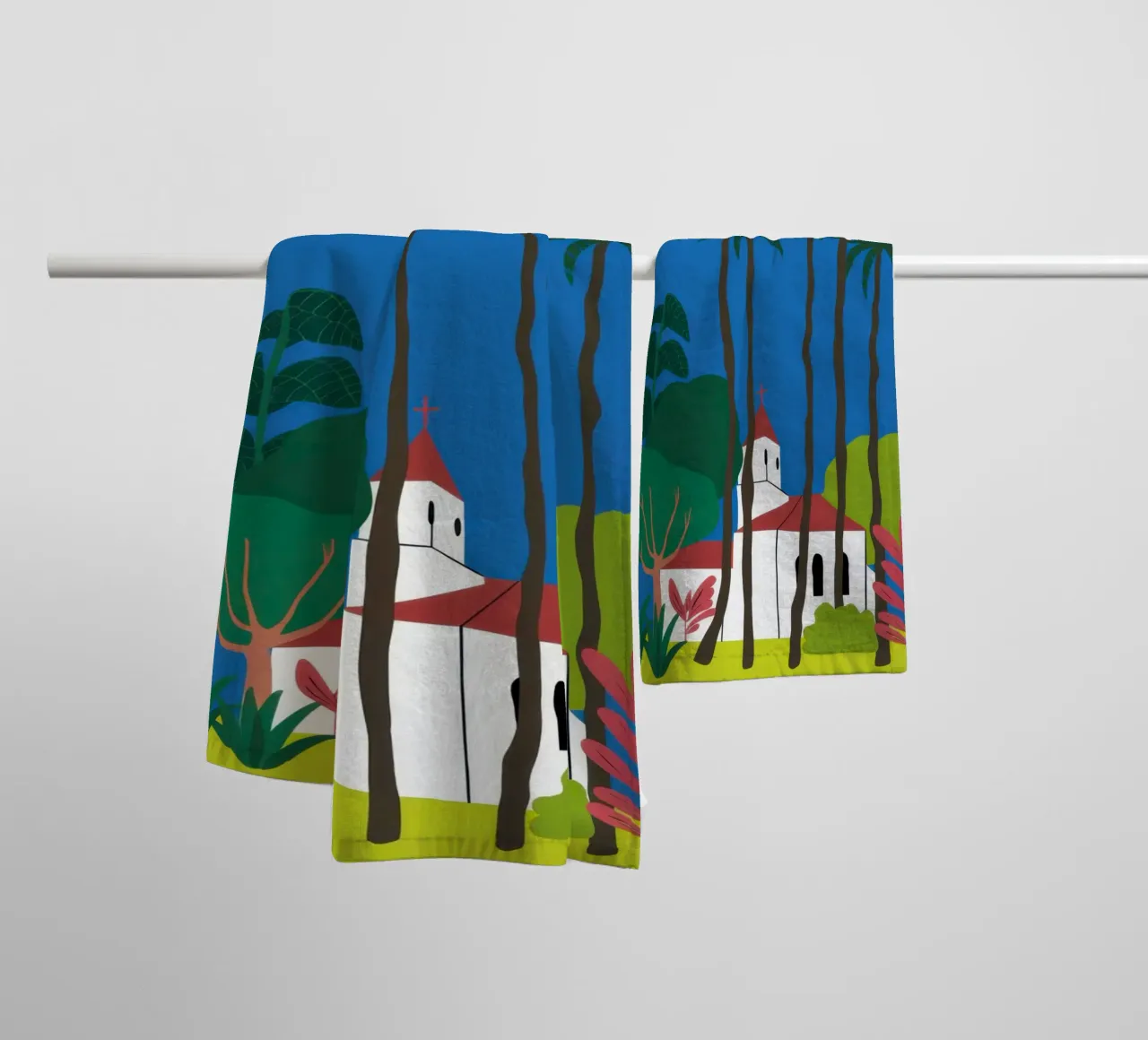 Tropical Villa Dream towel by Bring Haven