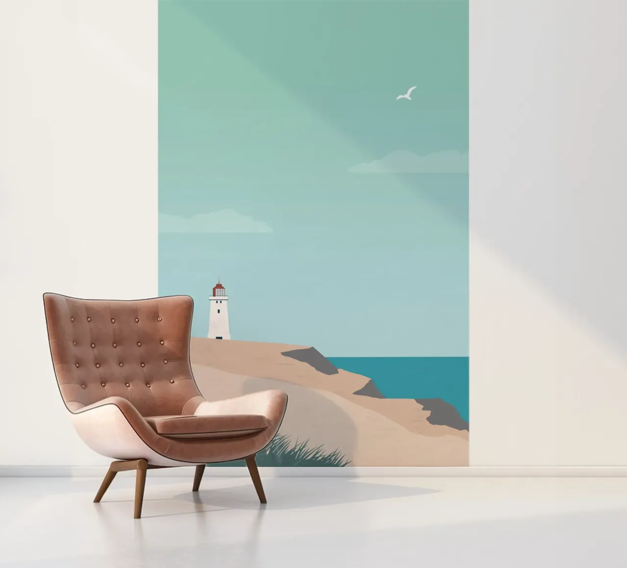 Vuurtoren fotobehang van Katinka Reinke