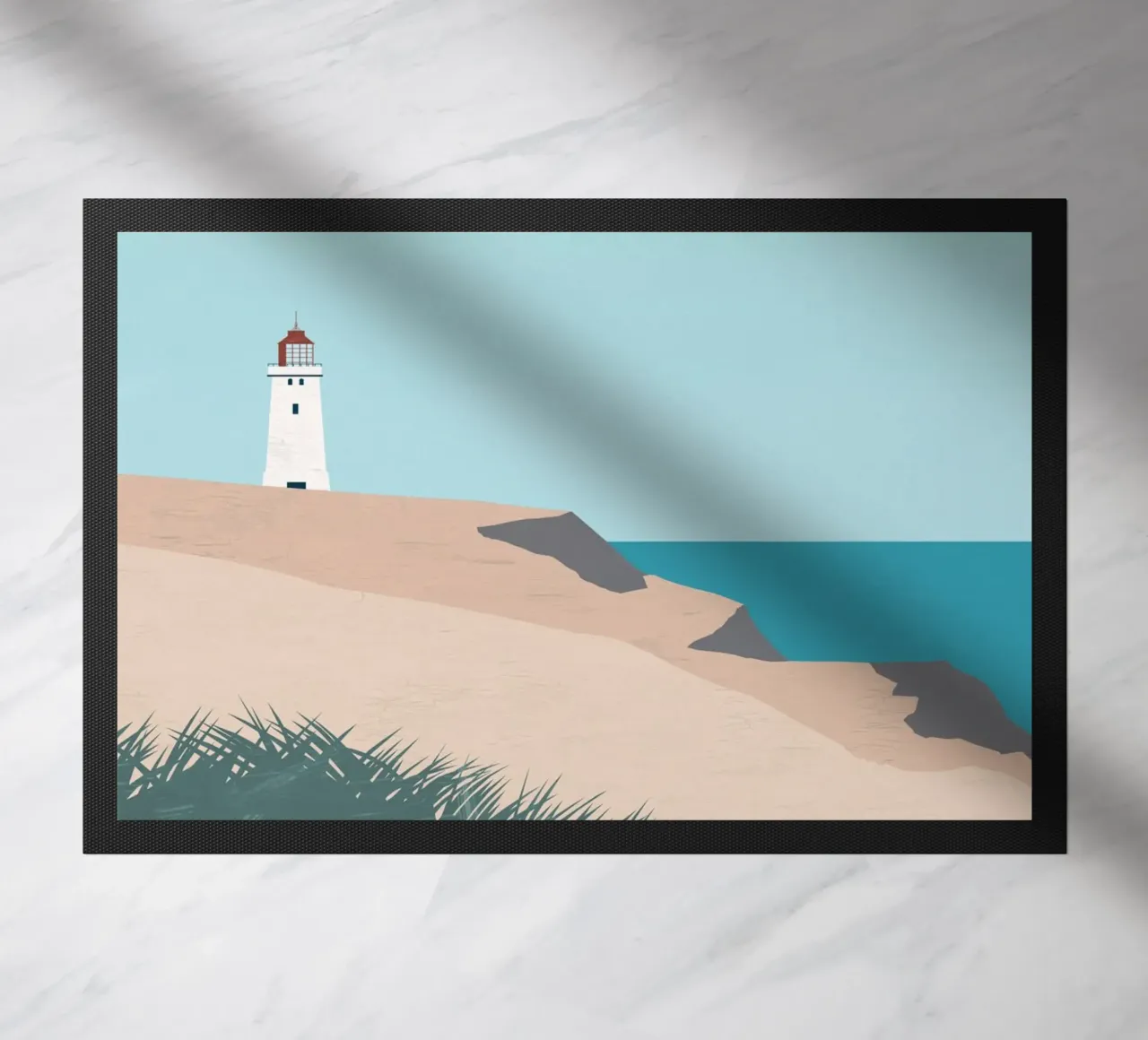 Lighthouse doormat by Katinka Reinke