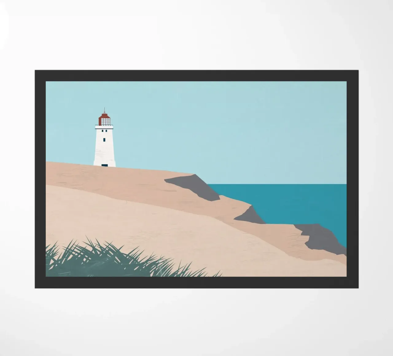 Lighthouse doormat by Katinka Reinke