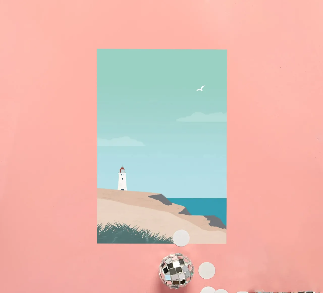 Lighthouse sticker by Katinka Reinke