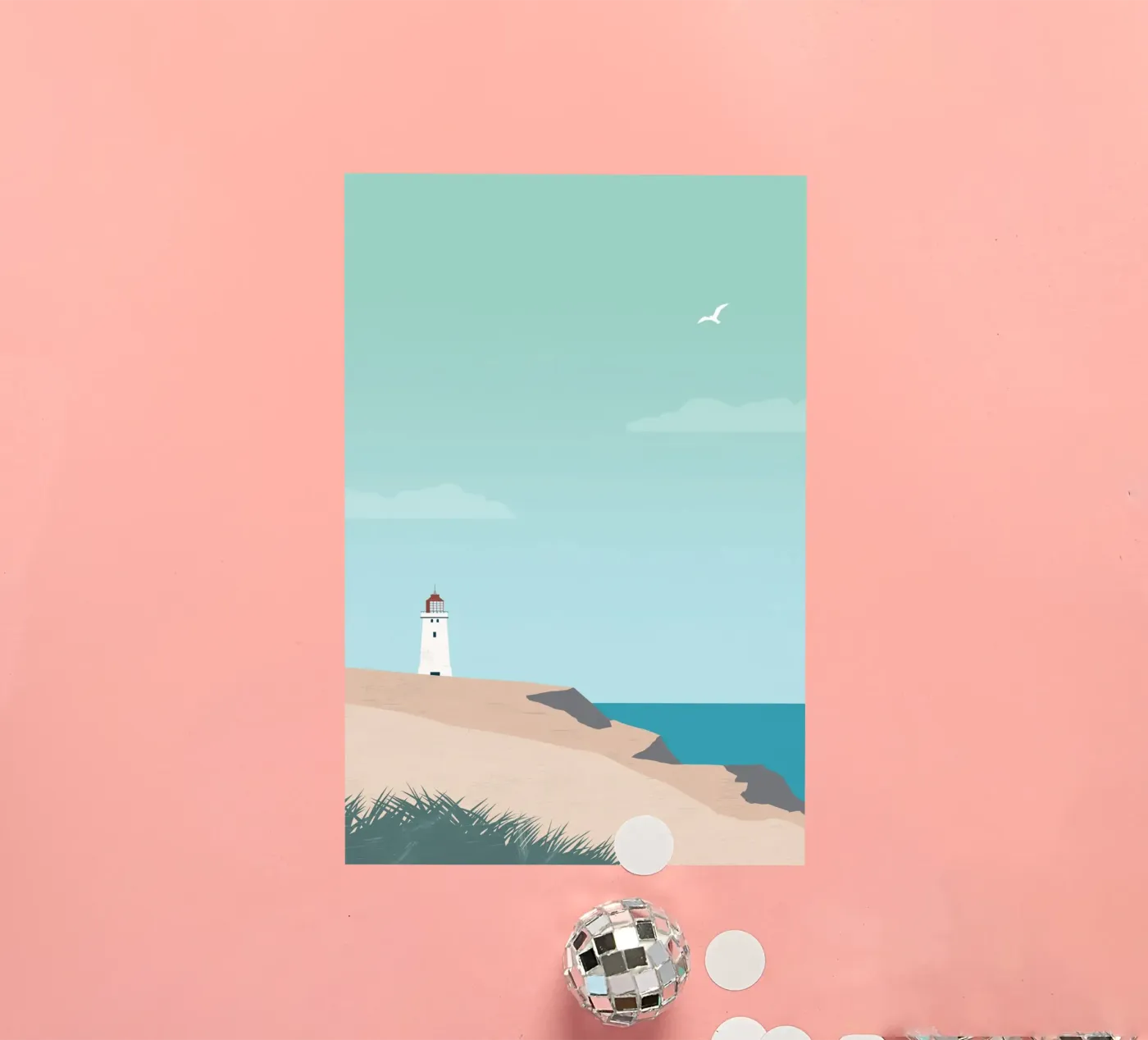 Lighthouse sticker by Katinka Reinke