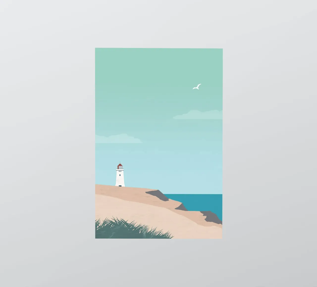 Lighthouse sticker by Katinka Reinke