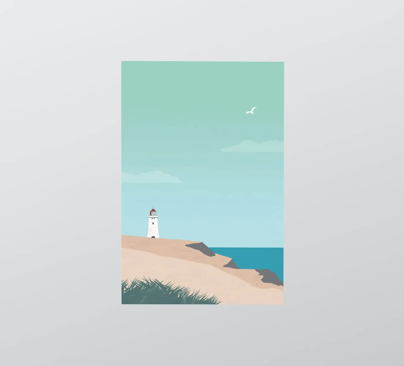 Lighthouse sticker by Katinka Reinke
