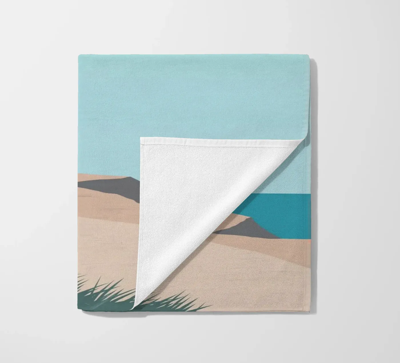 Lighthouse beach towel by Katinka Reinke