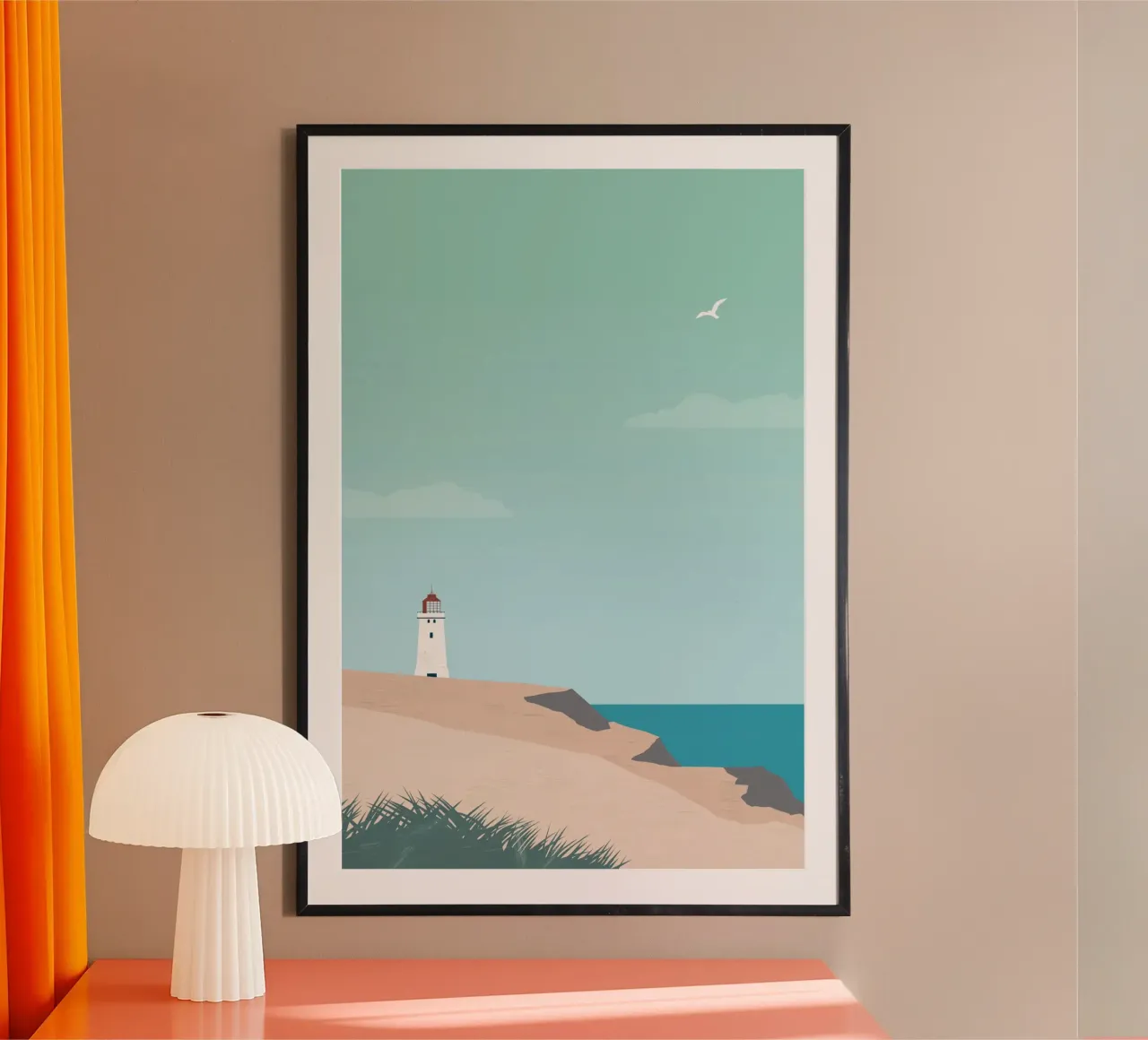 Lighthouse poster by Katinka Reinke