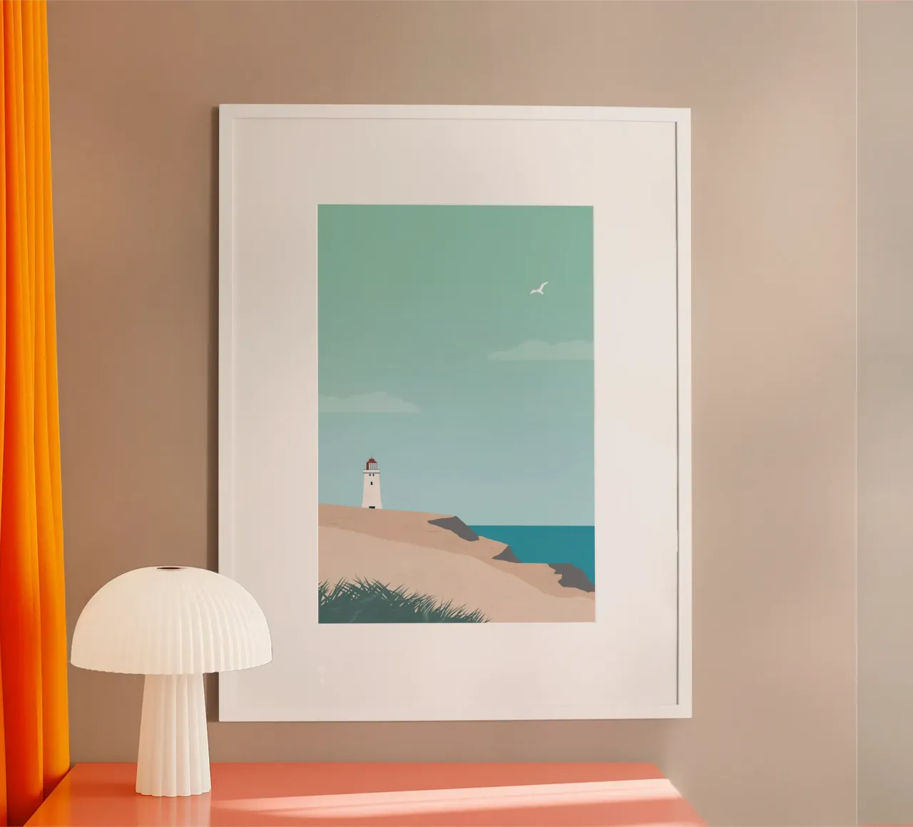 Lighthouse poster by Katinka Reinke