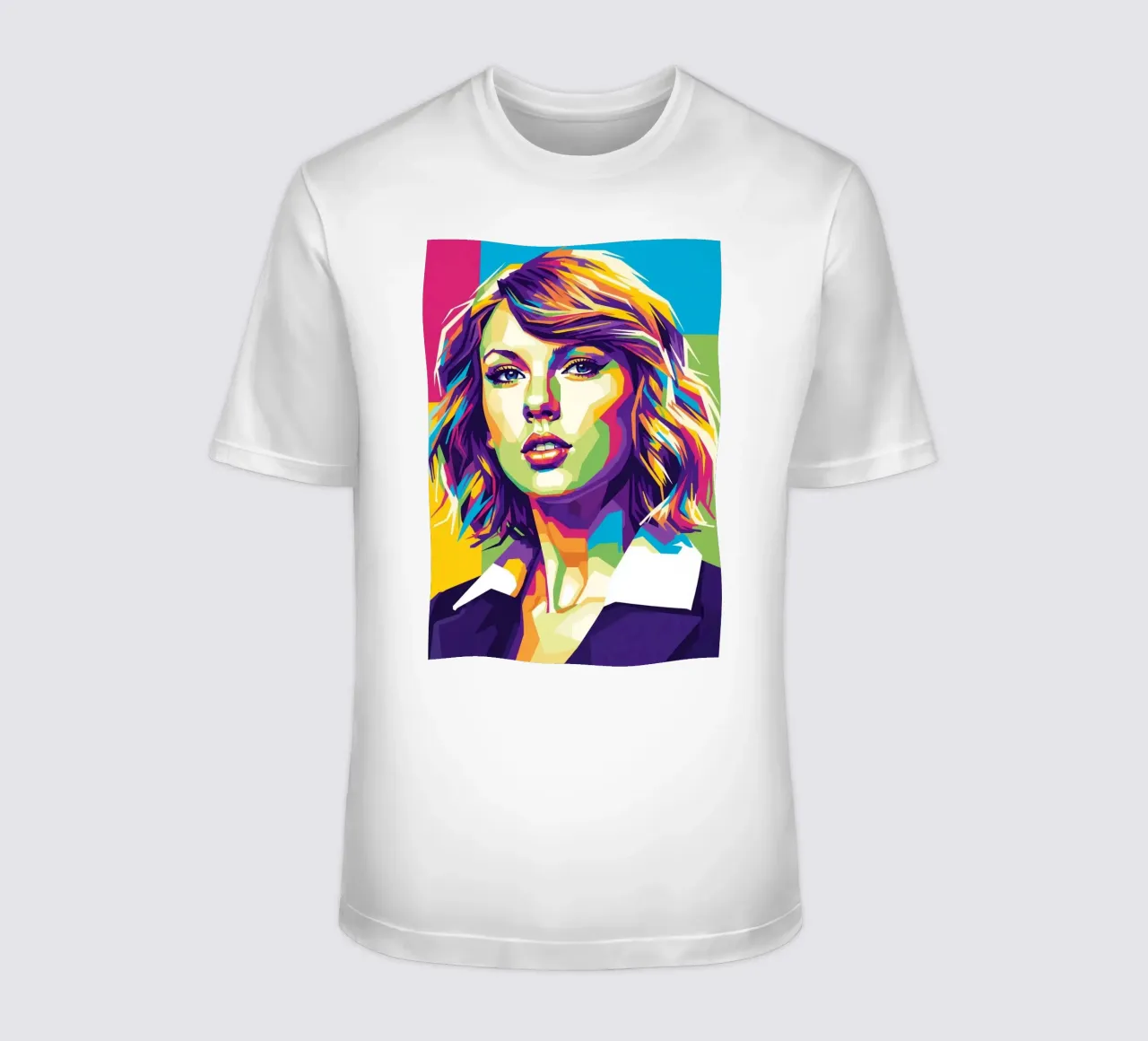 Taylor Swift - WPAP art style (3) t-shirt by Hantamrata