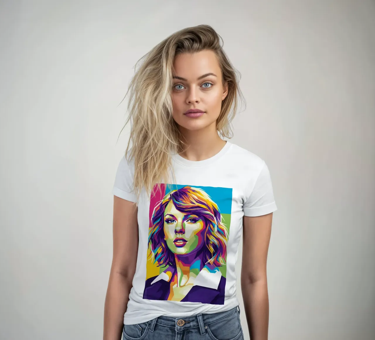 Taylor Swift - WPAP art style (3) t-shirt da donna da Hantamrata