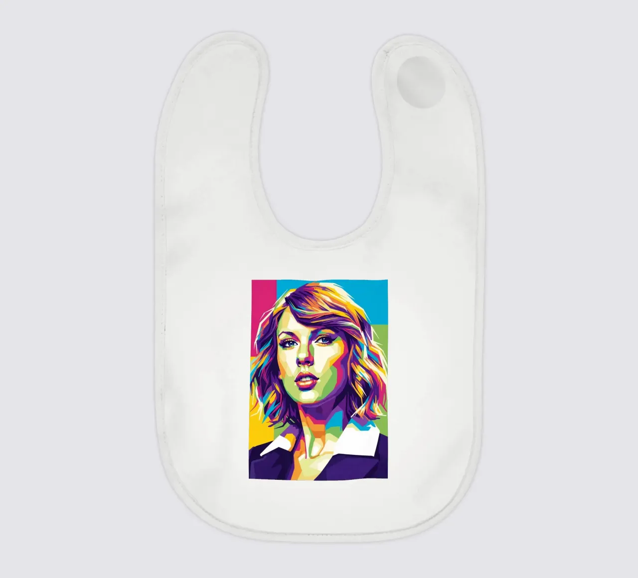 Taylor Swift - WPAP art style (3) bavaglino da Hantamrata
