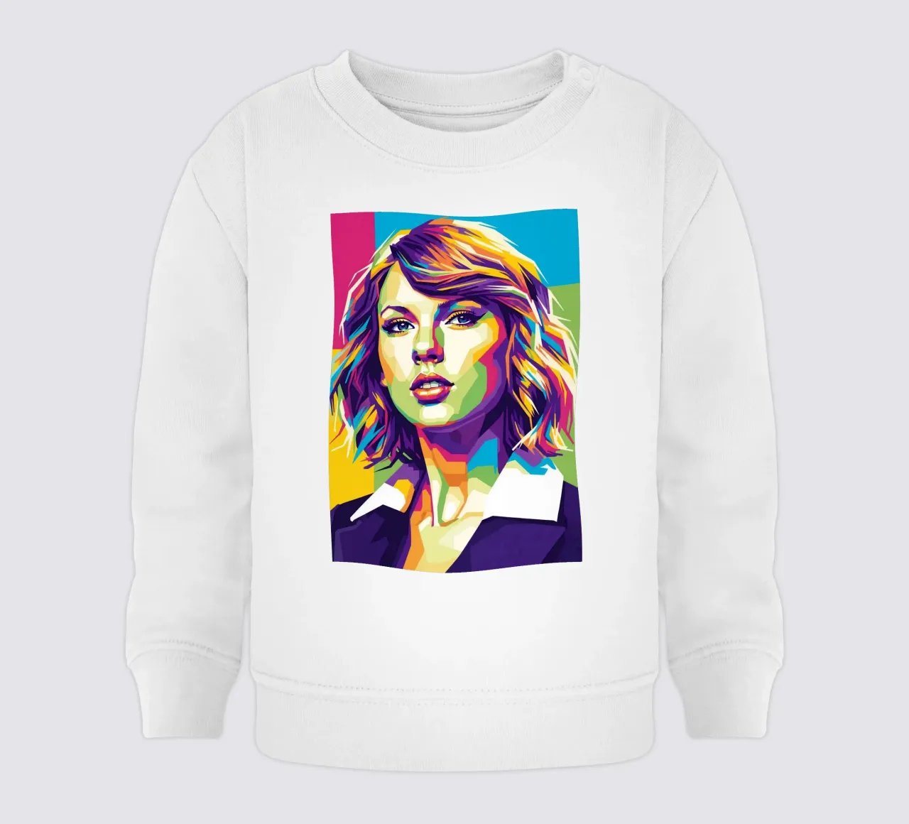 Taylor Swift - WPAP art style (3) felpa neonato da Hantamrata