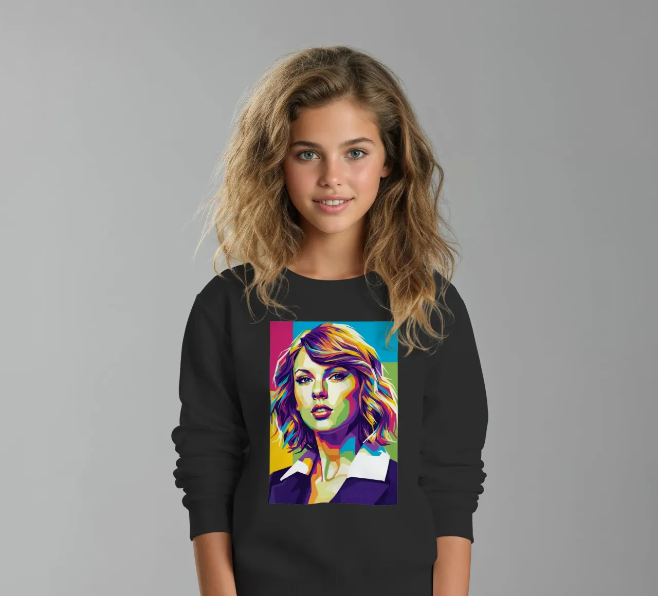 Taylor Swift - WPAP art style (3) felpa bambino da Hantamrata