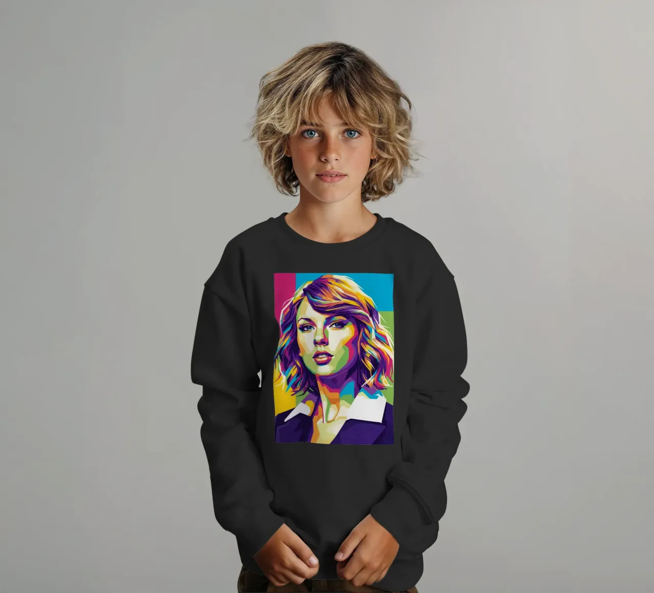 Taylor Swift - WPAP art style (3) felpa bambino da Hantamrata