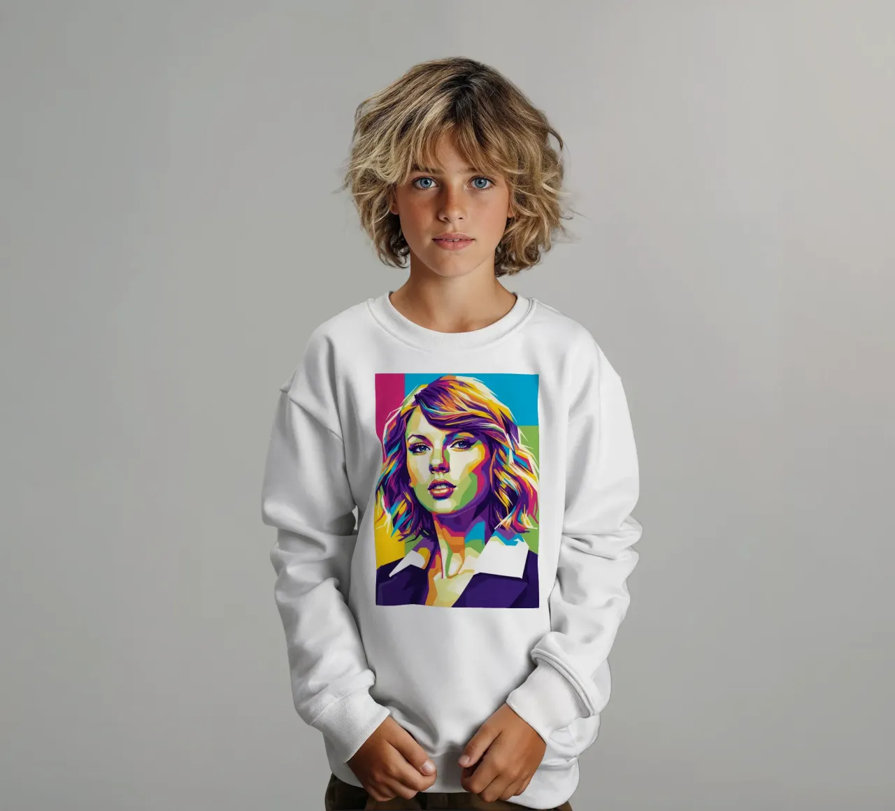 Taylor Swift - WPAP art style (3) felpa bambino da Hantamrata