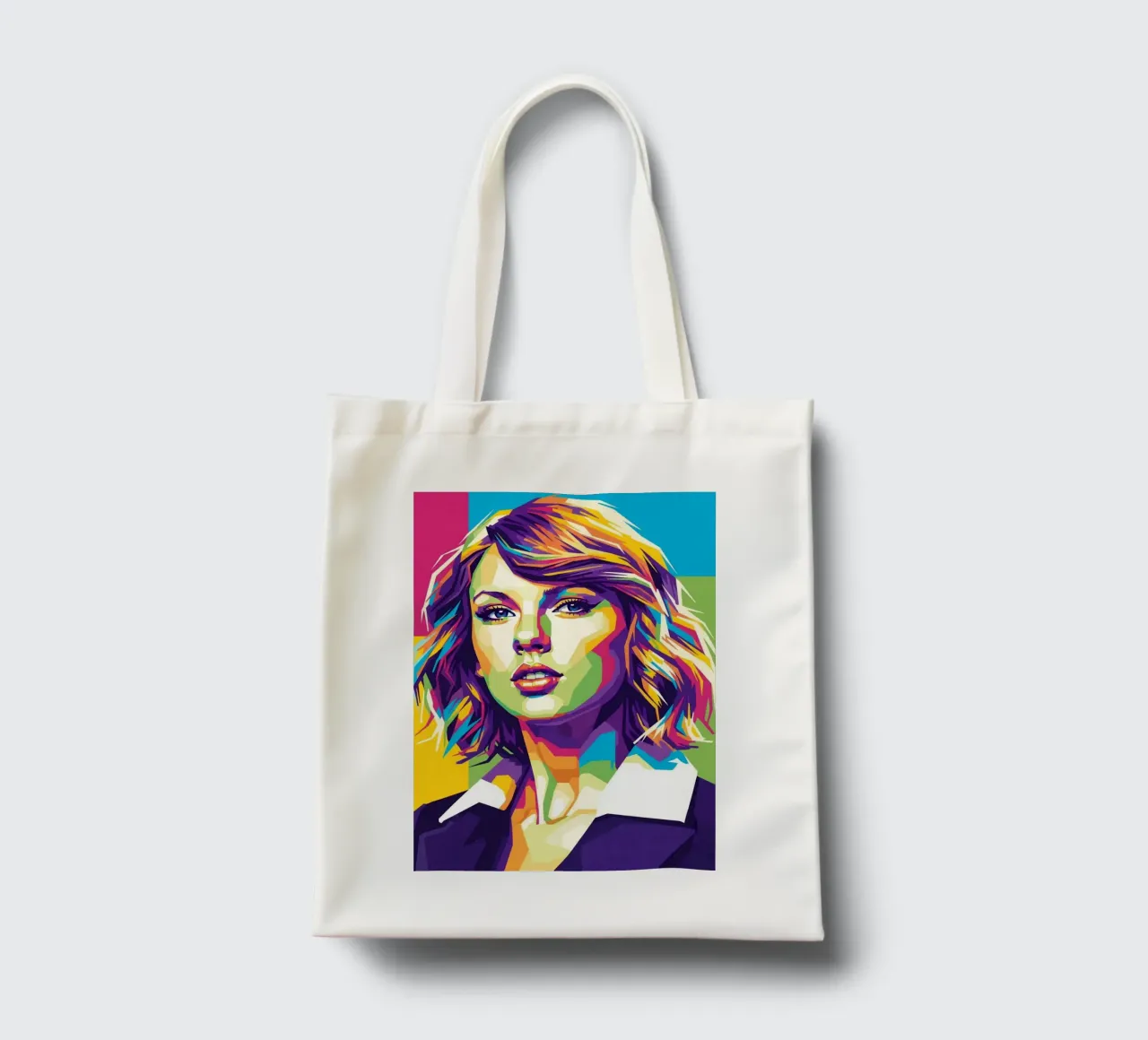 Taylor Swift - WPAP art style (3) borsa in juta da Hantamrata