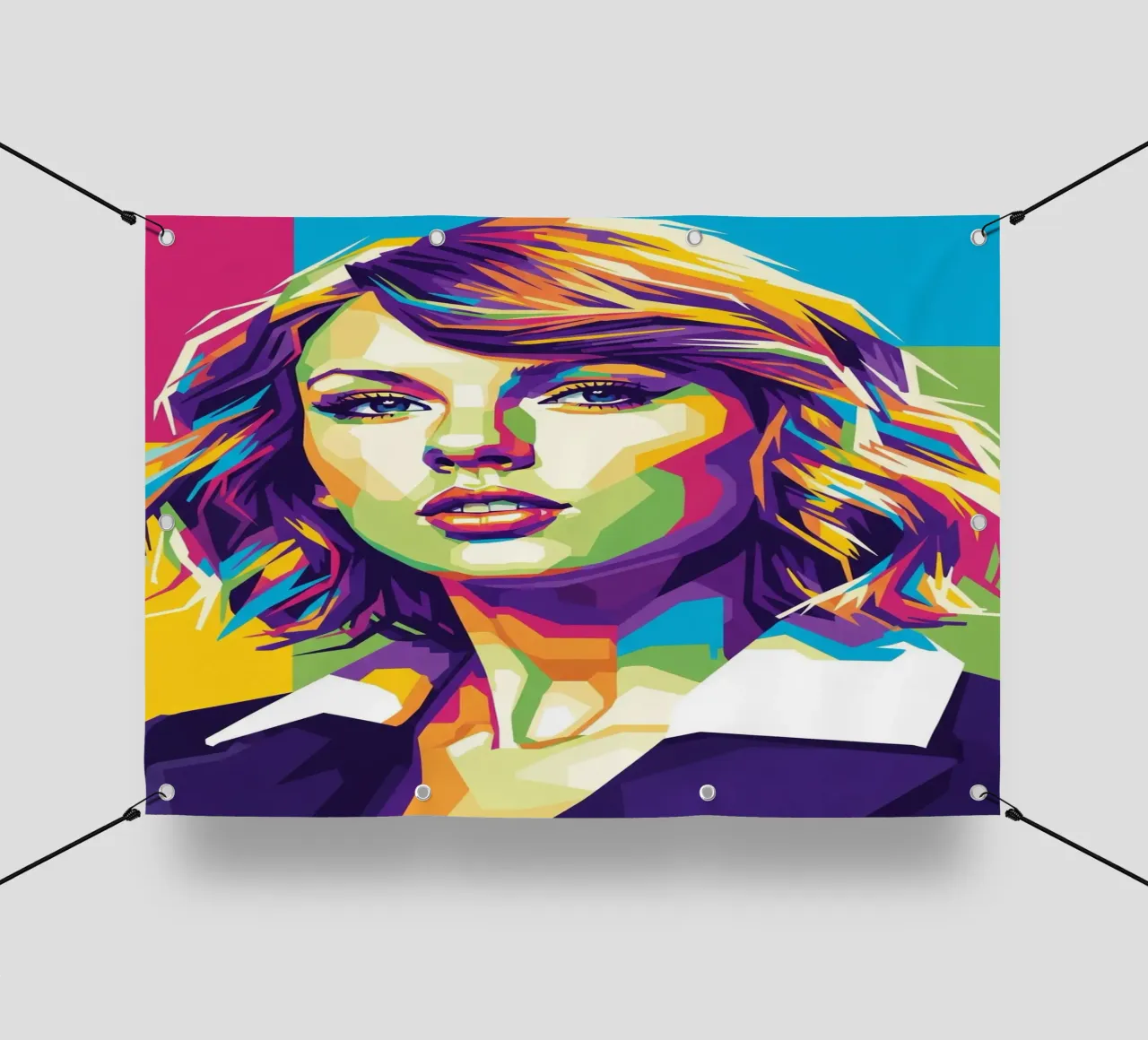 Taylor Swift - WPAP art style (3) telo in pvc da Hantamrata