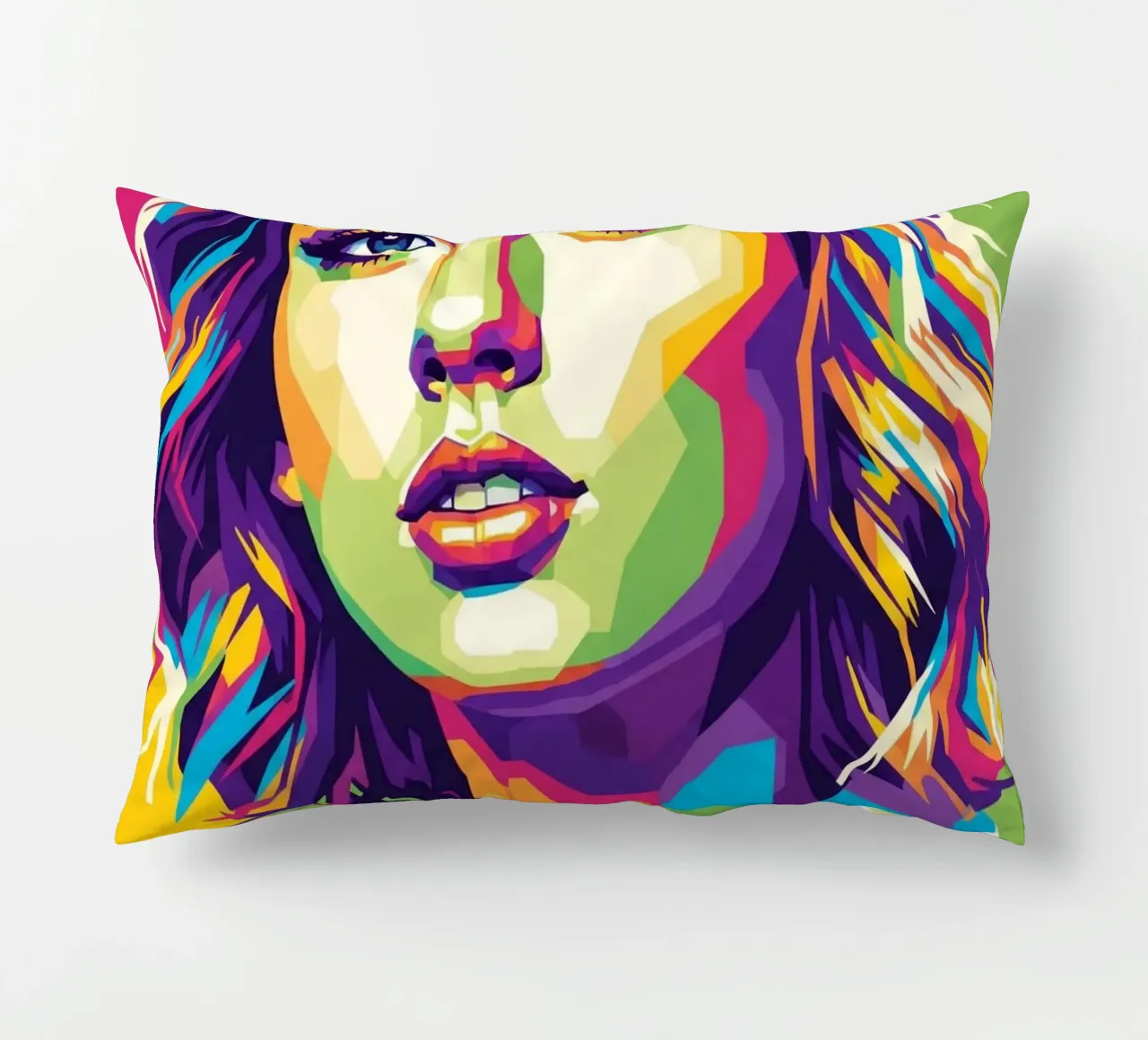 Taylor Swift - WPAP art style (3) decorative cushion by Hantamrata