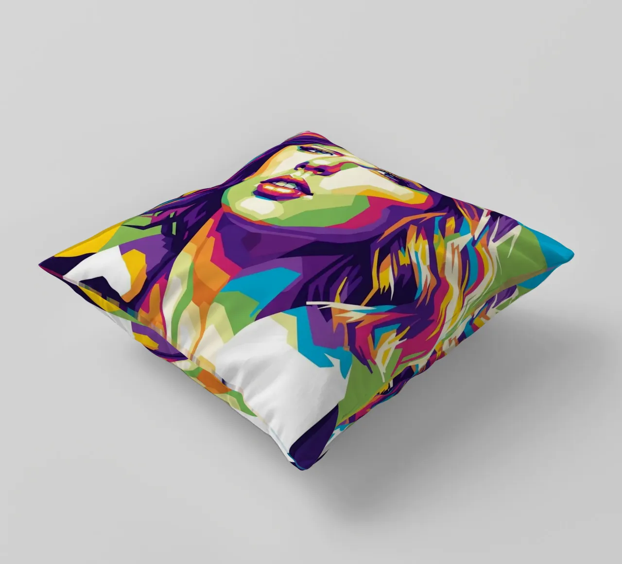 Taylor Swift - WPAP art style (3) decorative cushion by Hantamrata