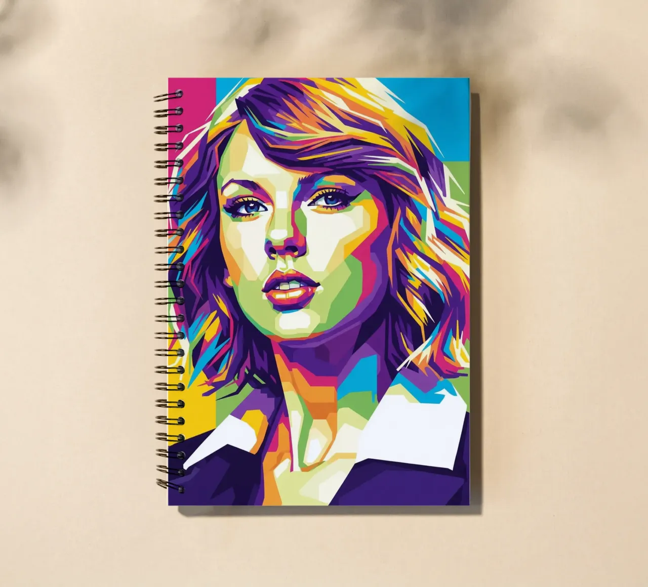 Taylor Swift - WPAP art style (3) diario ad anelli da Hantamrata