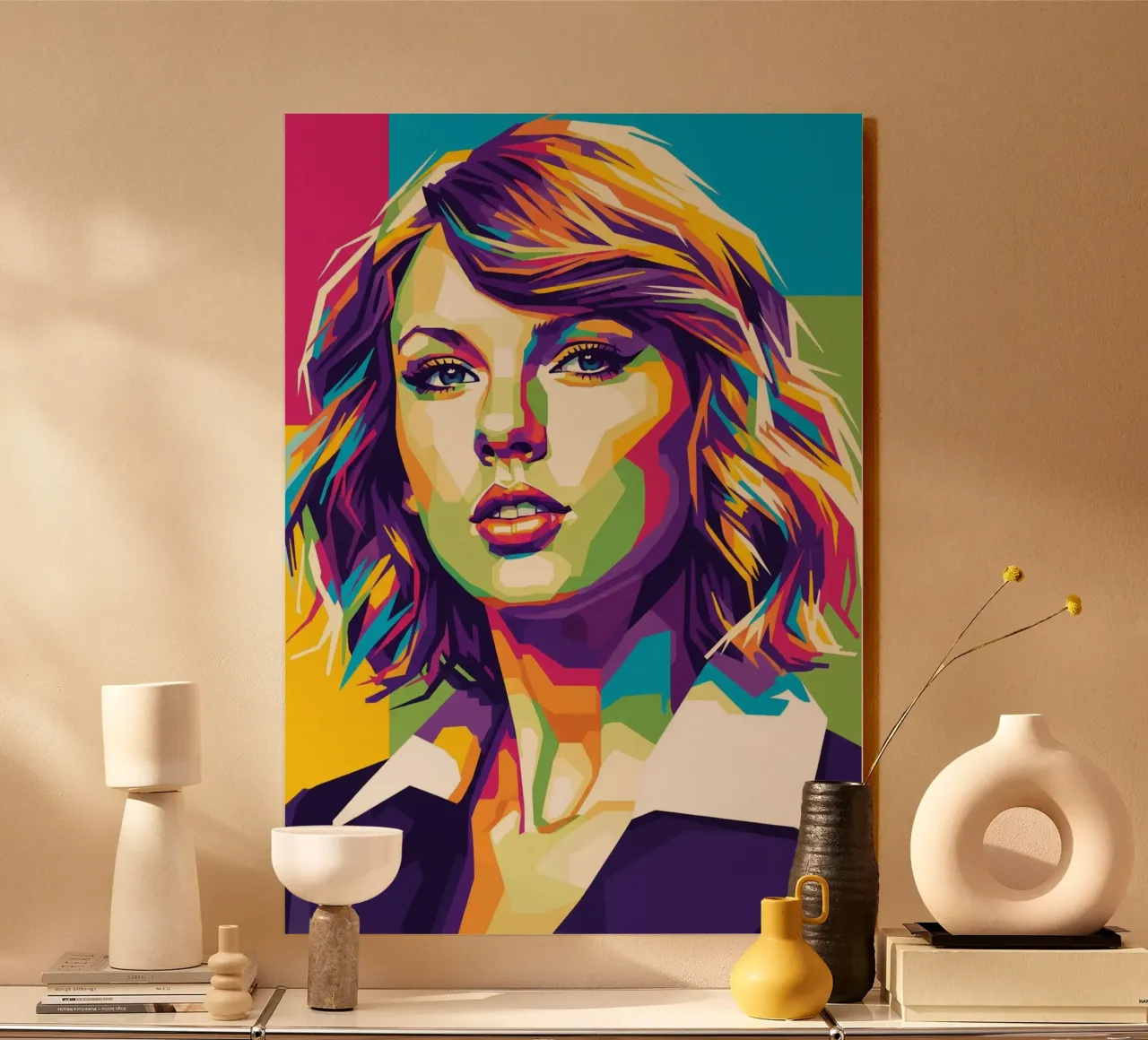 Taylor Swift - WPAP art style (3) plexiglass da Hantamrata