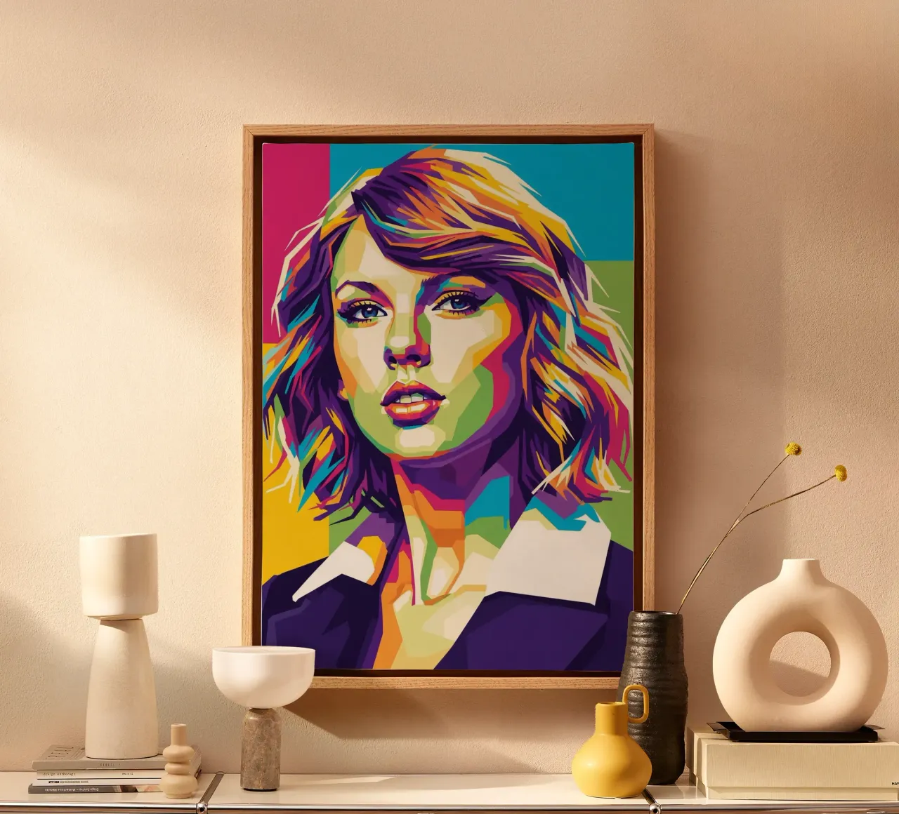 Taylor Swift - WPAP art style (3) tela da Hantamrata