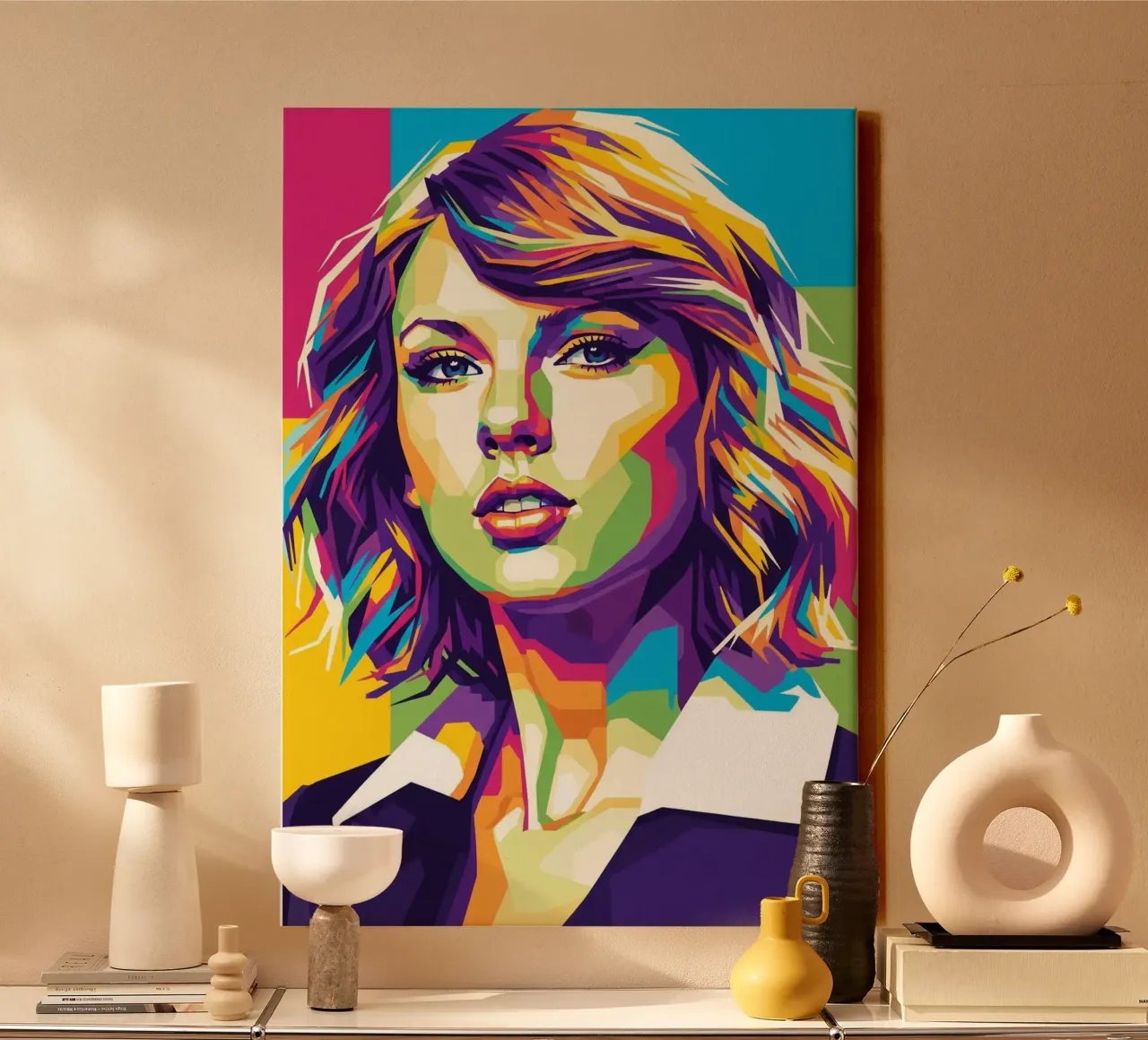 Taylor Swift - WPAP art style (3) tela da Hantamrata