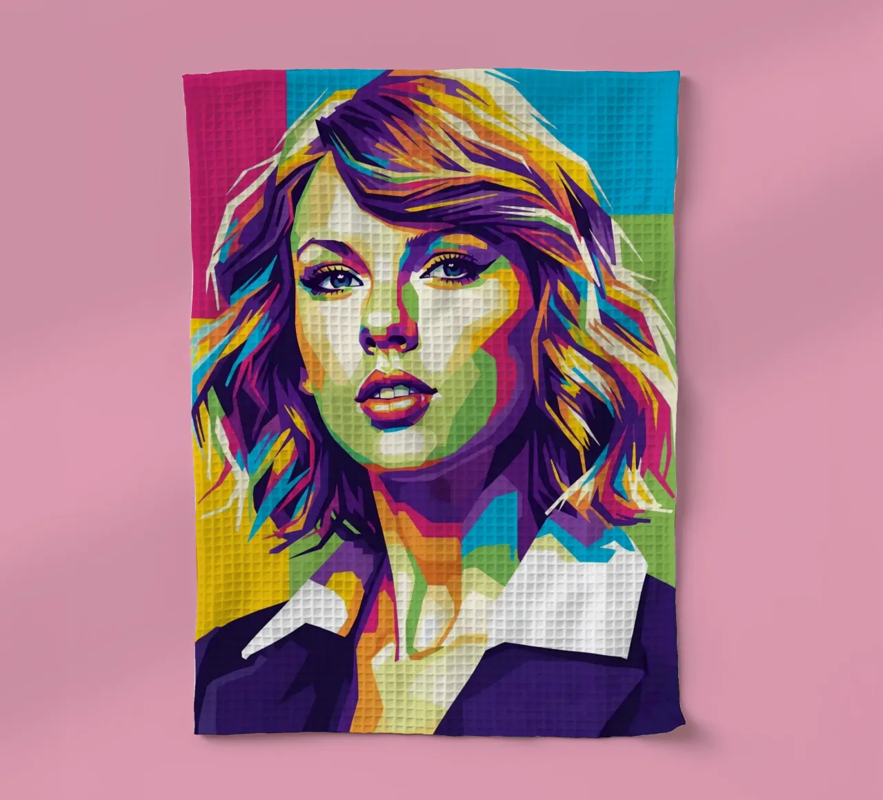 Taylor Swift - WPAP art style (3) torchon de Hantamrata