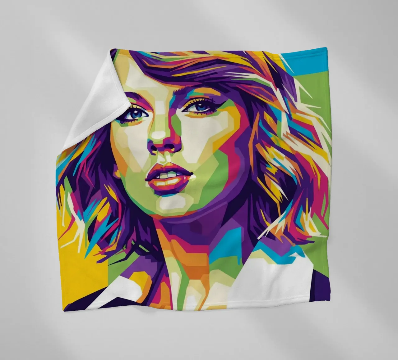 Taylor Swift - WPAP art style (3) coperta in pile da Hantamrata
