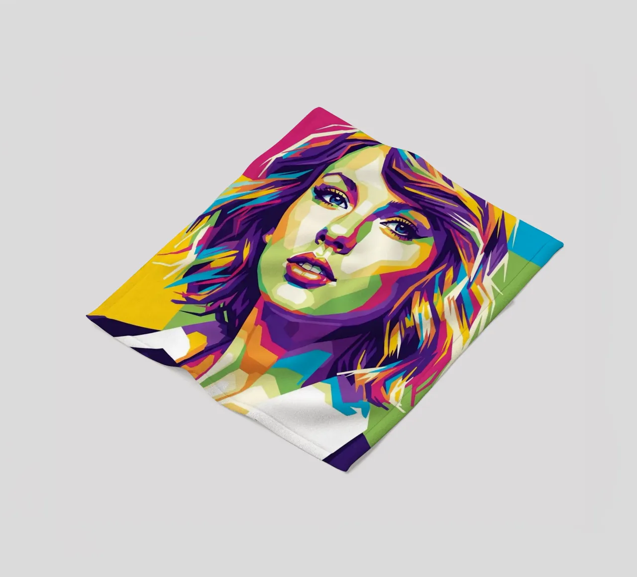 Taylor Swift - WPAP art style (3) coperta in pile da Hantamrata