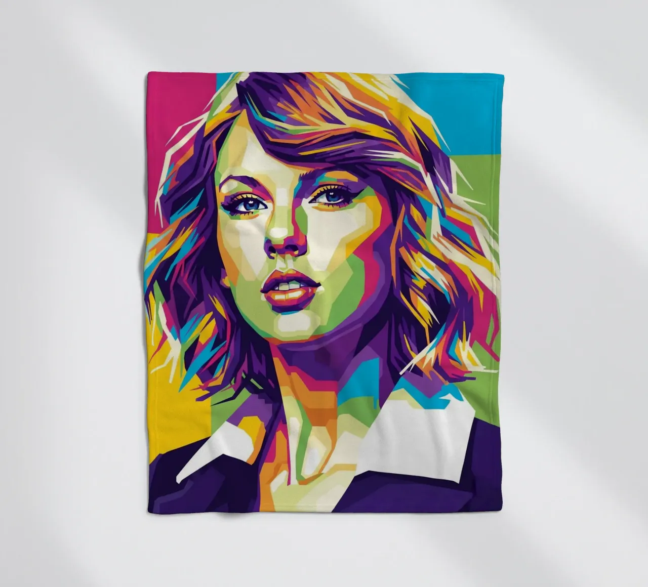 Taylor Swift - WPAP art style (3) coperta in pile da Hantamrata