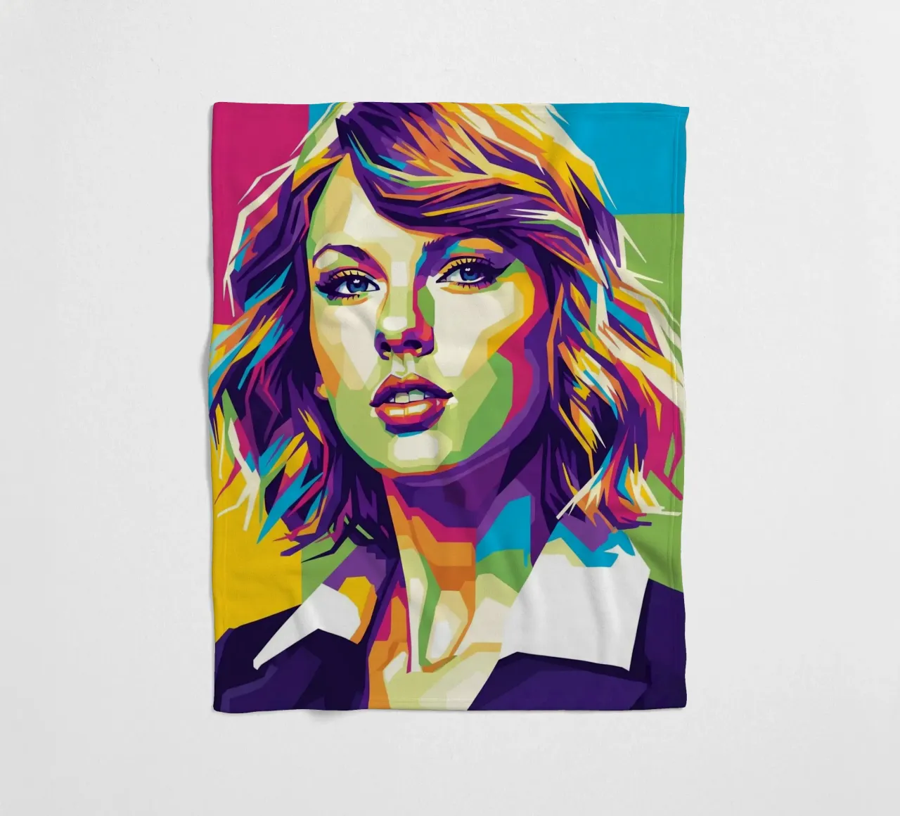 Taylor Swift - WPAP art style (3) coperta in pile da Hantamrata